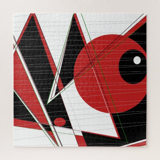 Red Eye Kijk naar Jigzaag Puzzle Legpuzzel (Verticaal)