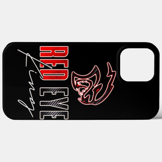 Red Eye King Case-Mate iPhone Case (Achterkant (horizontaal))