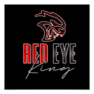 Red Eye King Perfect Poster