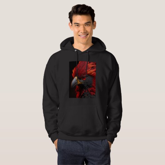 Red eye Phenix Hoodie (Voorkant volledig)