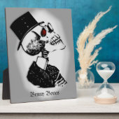 Red Eye Preacher Skeleton Afbeelding Fotoplaat (Zijkant)