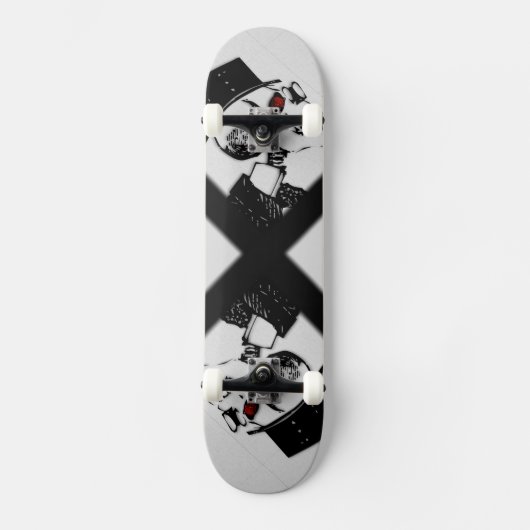 Red Eye Preacher Skeleton Schaats Board Persoonlijk Skateboard (Voorkant)