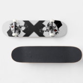 Red Eye Preacher Skeleton Schaats Board Persoonlijk Skateboard (Horizontaal)
