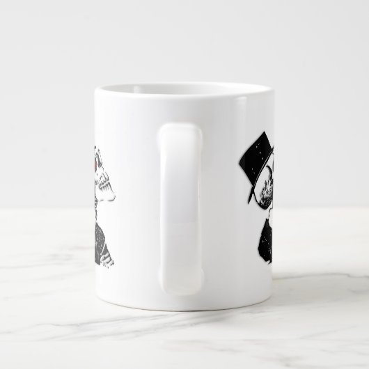 Red Eye Skeleton Grote Koffiekop (Achterkant)