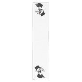 Red Eye Skeleton Korte Tafelloper (Voorkant)