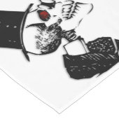 Red Eye Skeleton Korte Tafelloper (Hoek)