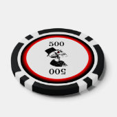 Red Eye Skeleton Poker Chips (Enkel)