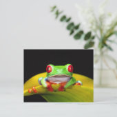 Red Eye Treefrog, Agalychinis callidryas, Native Briefkaart (Staand voorkant)