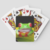 Red Eye Treefrog, Agalychinis callidryas, Native Pokerkaarten (Achterkant)