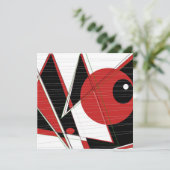 Red Eye Watch Flat Card (Staand voorkant)