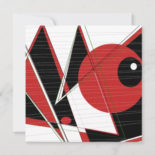 Red Eye Watch Flat Card (Voorkant)