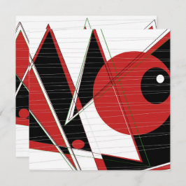 Red Eye Watch Flat Card