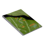 Red Eyed Gaudy Frog Cust. Tekst Notitieboek (Rechterzijde)