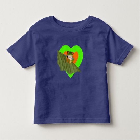 Red Eyed Gaudy Frog Peuter T-shirt (Voorkant)