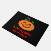 Red Eyed Happy Halloween Pumpkin Doormat Deurmat (Schuin)