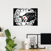 Red Eyed Owl Poster (Thuiskantoor)
