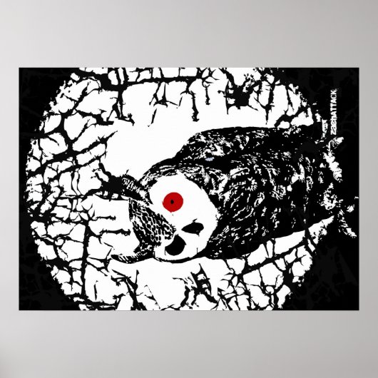 Red Eyed Owl Poster (Voorkant)