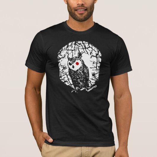 Red Eyed Owl T-shirt (Voorkant)