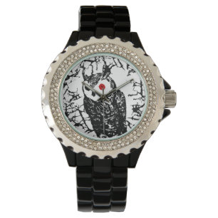 Red Eyed Owl Watch Horloge
