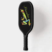 Red Eyed Painted Tree Kikker Personal Pickleball Paddle (Links)