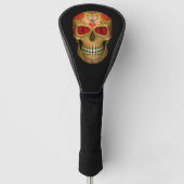 Red Eyed Sugar Skull Zombie Golfheadcover (Voorkant)