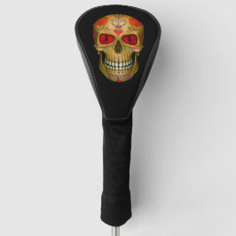 Red Eyed Sugar Skull Zombie Golfheadcover
