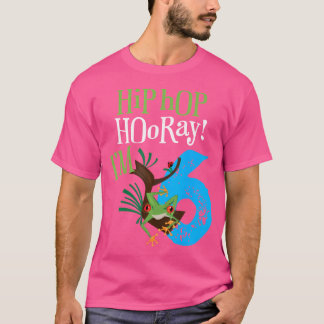 Red Eyed Tree Frog Birthday Shirt voor 6 jaar oud 