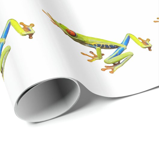 Red eyed tree frog cadeaupapier (Rol Hoek)