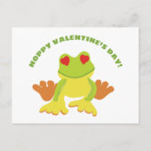 Red Eyed Tree Frog Hoppy Valentijnsdag Briefkaart (Voorkant)