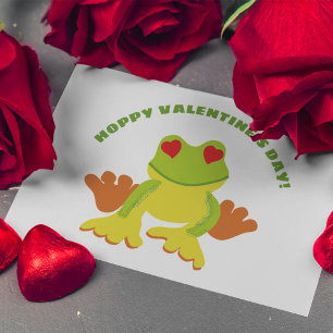 Red Eyed Tree Frog Hoppy Valentijnsdag Briefkaart