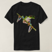 Red Eyed Tree Frog Illustration T-shirt (Design voorkant)