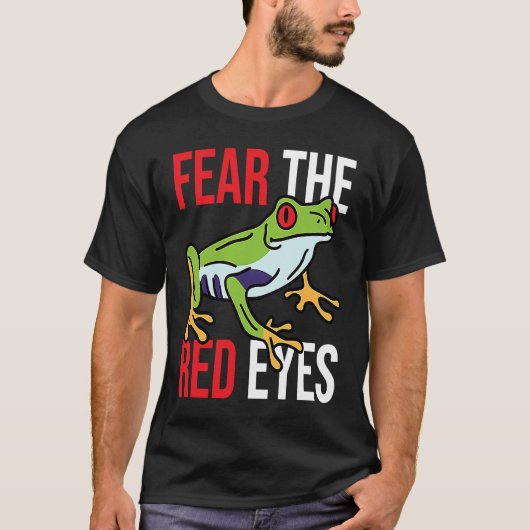 Red Eyed Tree Frog T-shirt (Voorkant)