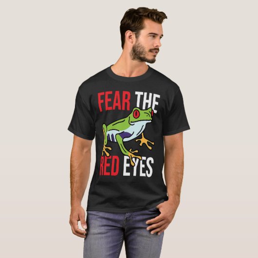 Red Eyed Tree Frog T-shirt (Voorkant volledig)