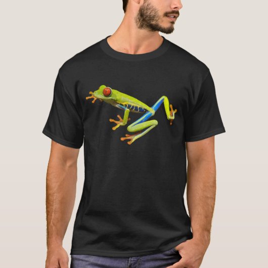 Red eyed tree frog t-shirt (Voorkant)