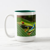 Red eyed tree frog tweekleurige koffiemok (Links)