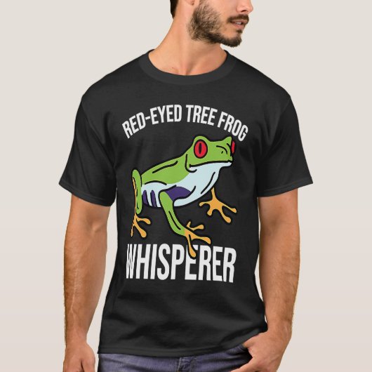 Red Eyed Tree Frog Whisperer T-shirt (Voorkant)