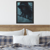 Red-Eyed Witch Wall Art Print (Insitu (Slaapkamer))