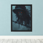 Red-Eyed Witch Wall Art Print (Insitu (Houten vloer))