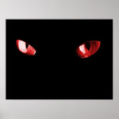 Red Eyes Cat Poster (Voorkant)