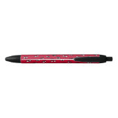 Red Eyes Pattern - Horror Gotische esthetiek Zwarte Inkt Pen (Achterkant)