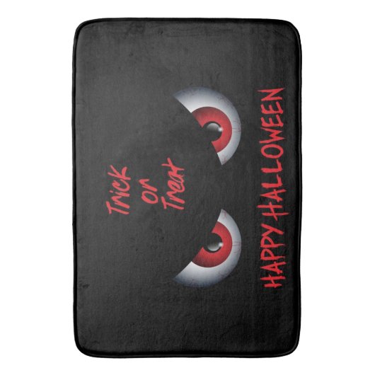 Red Eyes Trick or treat Badmat (Voorkant Verticaal)