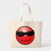 Red Face Canvas tas (Voorkant)