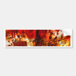 Red Face Graffiti Bumpersticker