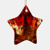 Red Face Graffiti Keramisch Ornament (Rechts)