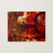 Red Face Graffiti Legpuzzel (Horizontaal)