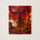 Red Face Graffiti Legpuzzel (Verticaal)