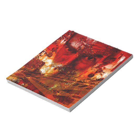 Red Face Graffiti Notitieblok (Linkerzijde)