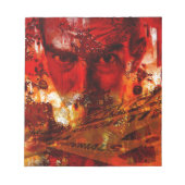 Red Face Graffiti Notitieblok (Voorkant)