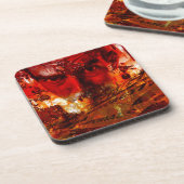 Red Face Graffiti Onderzetter (Linkerzijde)