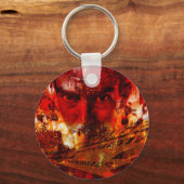 Red Face Graffiti Sleutelhanger (Voorkant)